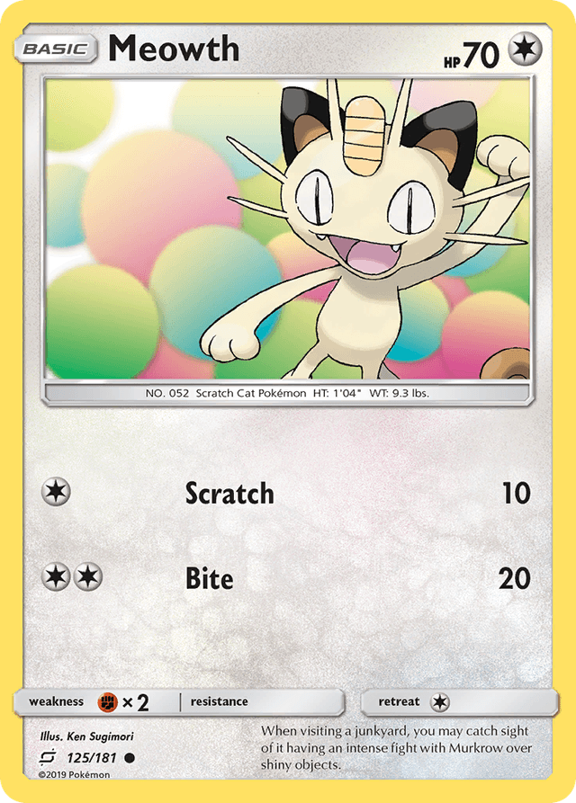 Meowth SM9-125