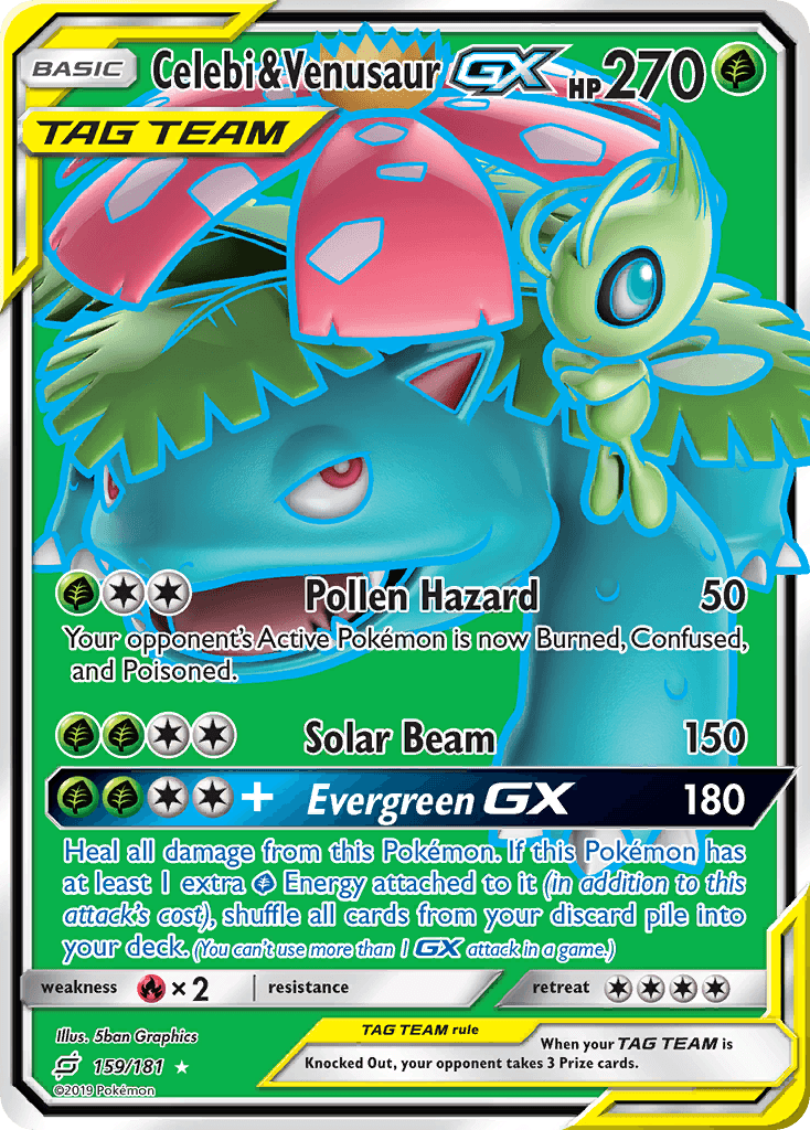 Celebi & Venusaur-GX SM9-159