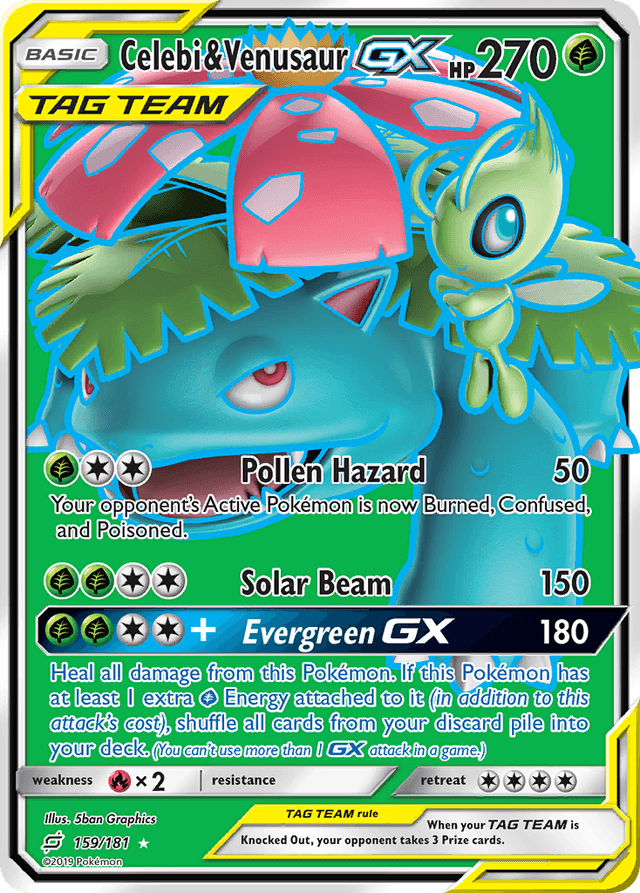 Celebi & Venusaur-GX SM9-159