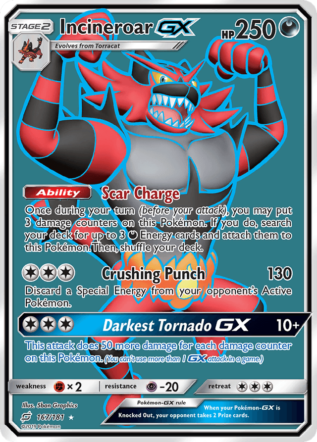 Incineroar-GX SM9-167