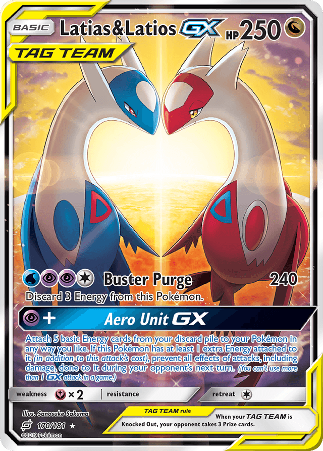 Latias & Latios-GX SM9-170