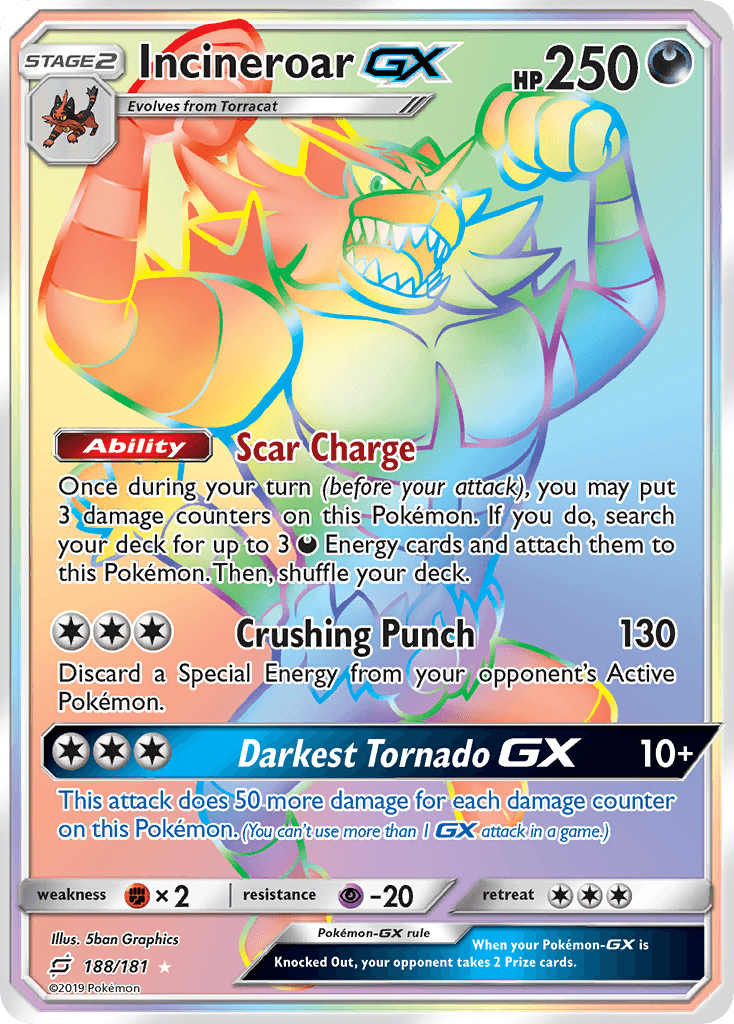 Incineroar-GX SM9-188