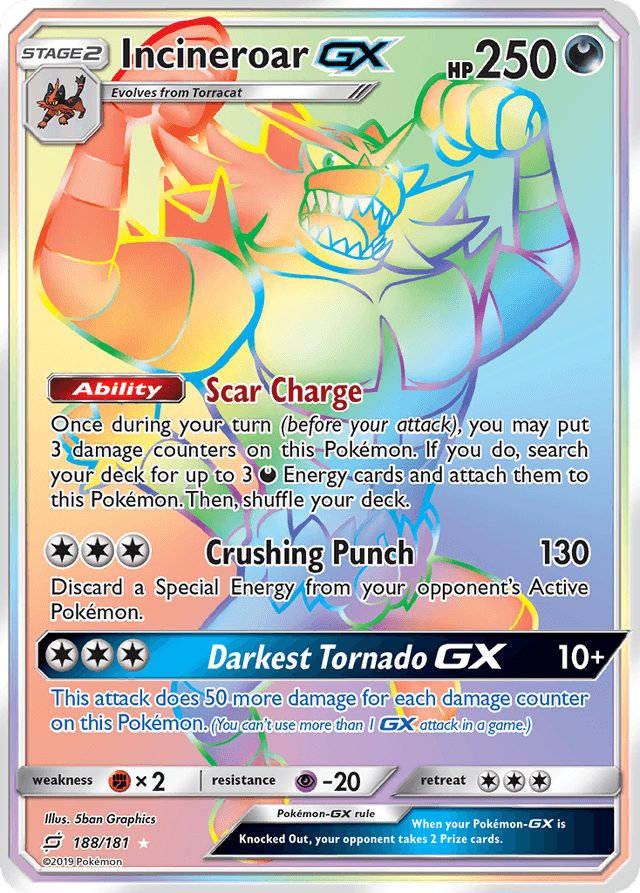 Incineroar-GX SM9-188