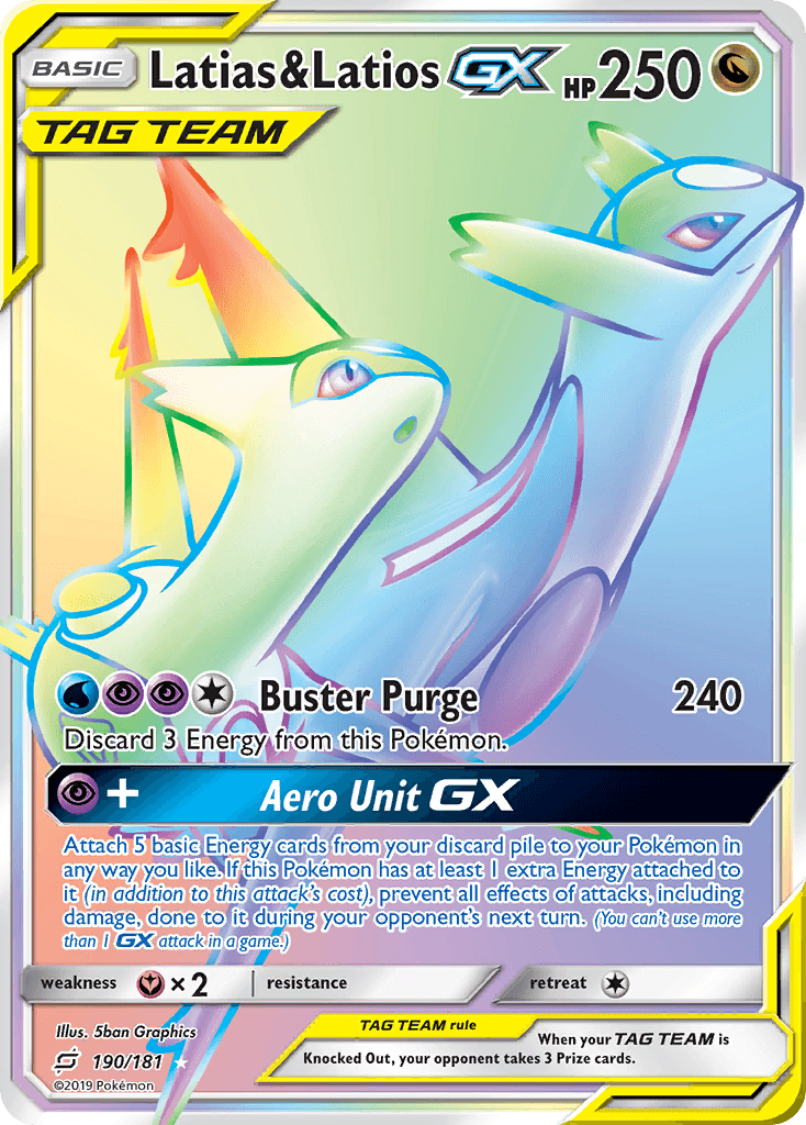 Latias & Latios-GX SM9-190