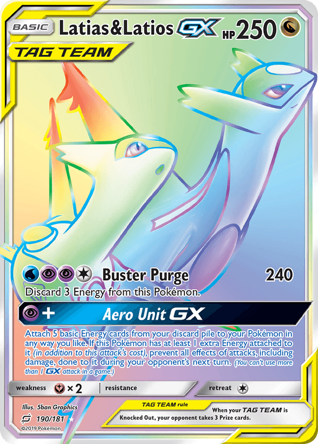 Latias & Latios-GX SM9-190