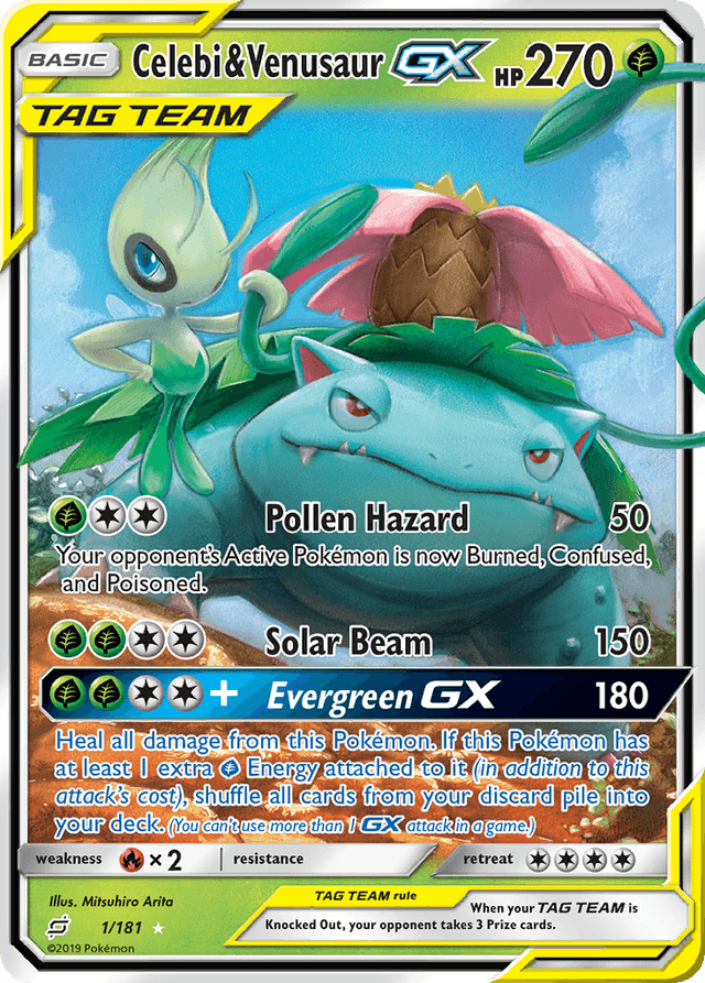 Celebi & Venusaur-GX SM9-1