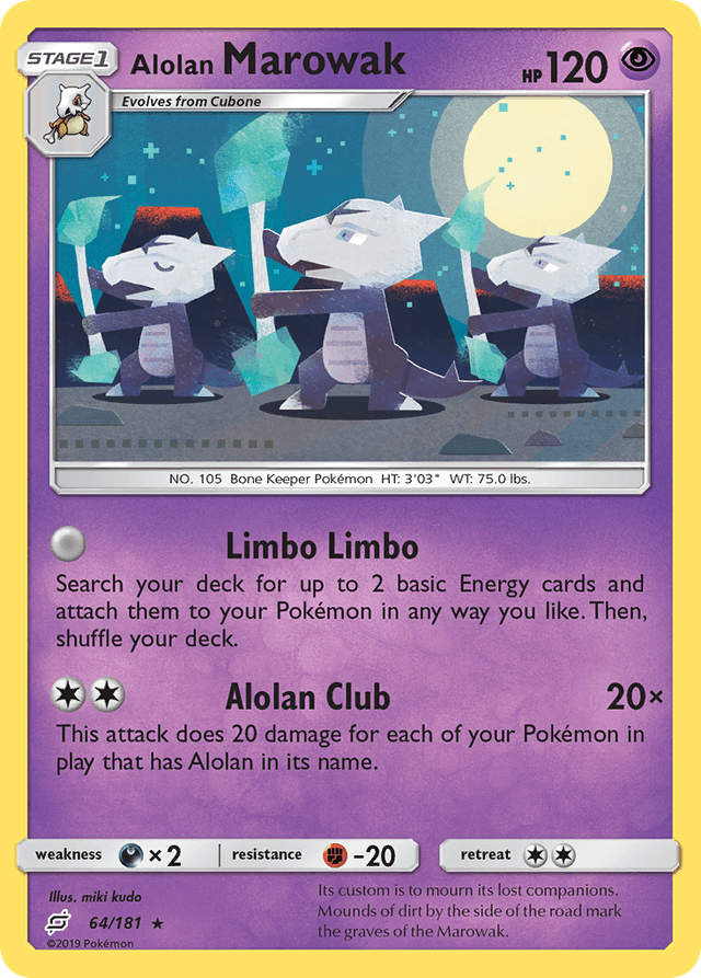 Alolan Marowak SM9-64