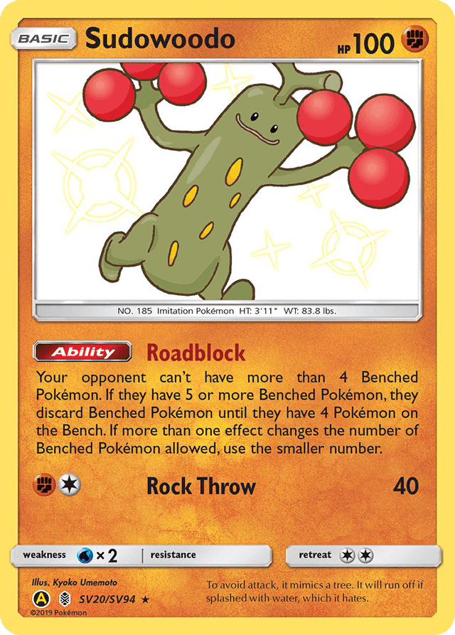 Sudowoodo SMA-SV20
