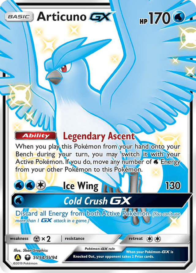 Articuno-GX SMA-SV54