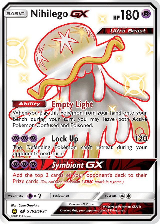 Nihilego-GX SMA-SV62