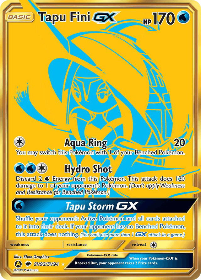 Tapu Fini-GX SMA-SV92
