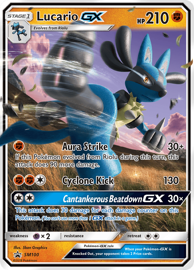 Lucario-GX SMP-SM100