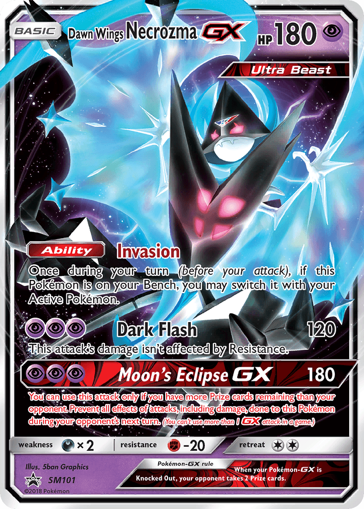 Dawn Wings Necrozma-GX SMP-SM101