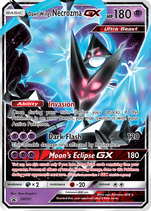 Dawn Wings Necrozma-GX SMP-SM101