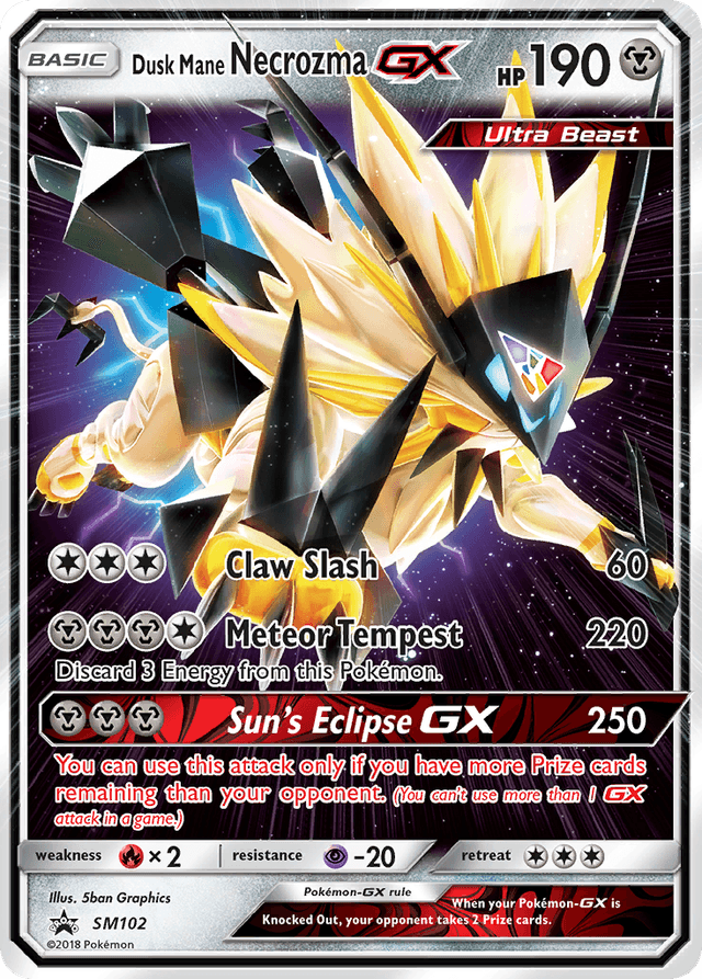 Dusk Mane Necrozma-GX SMP-SM102