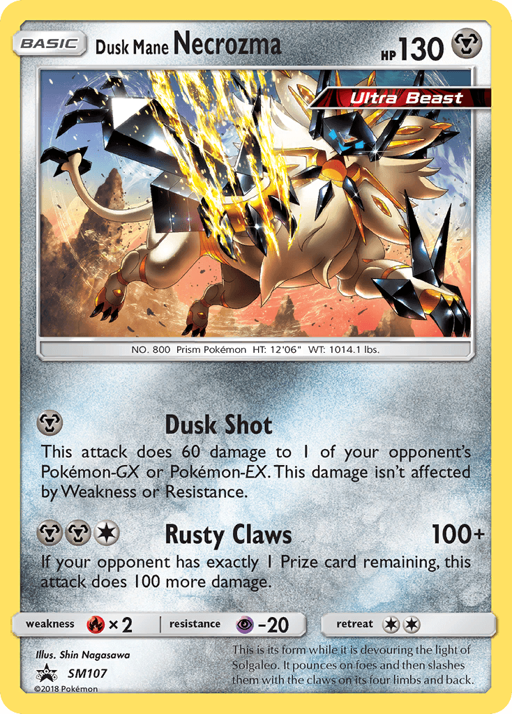 Dusk Mane Necrozma SMP-SM107