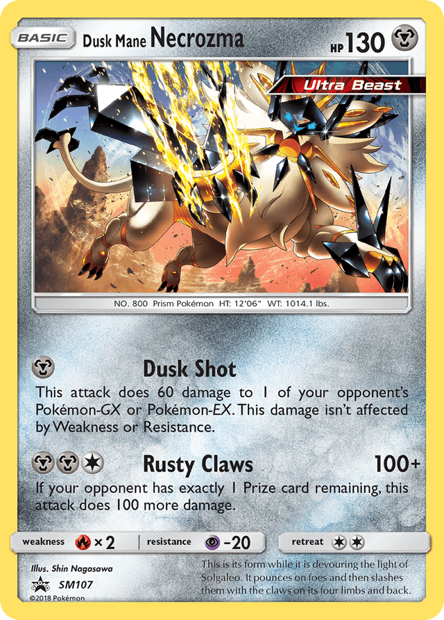 Dusk Mane Necrozma SMP-SM107