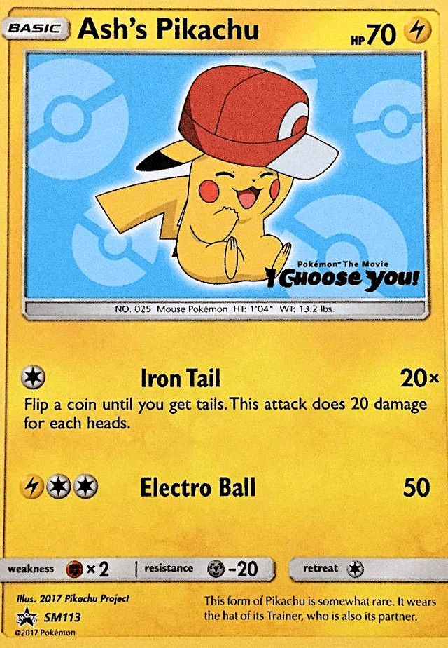 Ash's Pikachu SMP-SM113