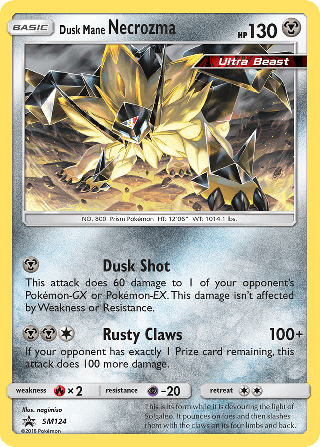 Dusk Mane Necrozma SMP-SM124