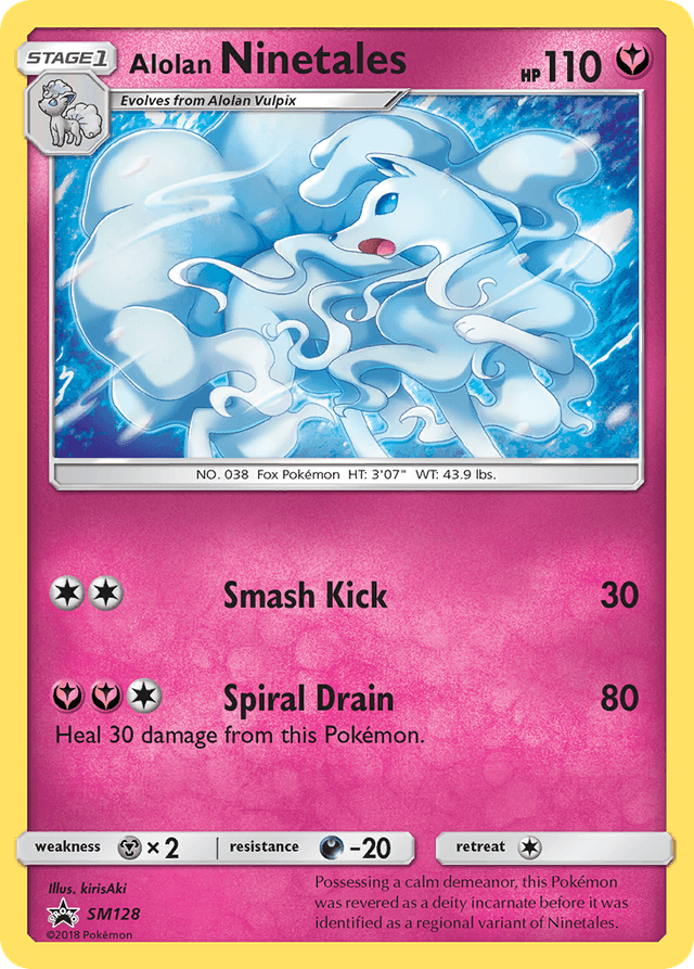 Alolan Ninetales SMP-SM128