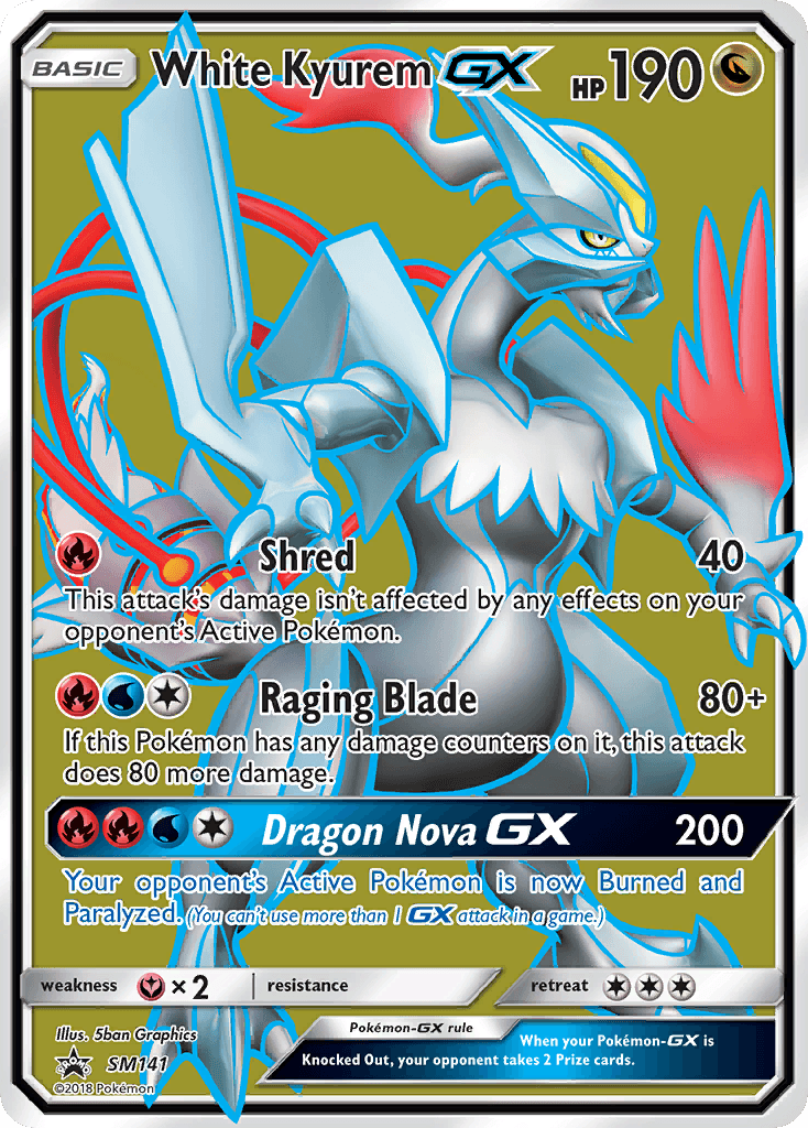 White Kyurem-GX SMP-SM141