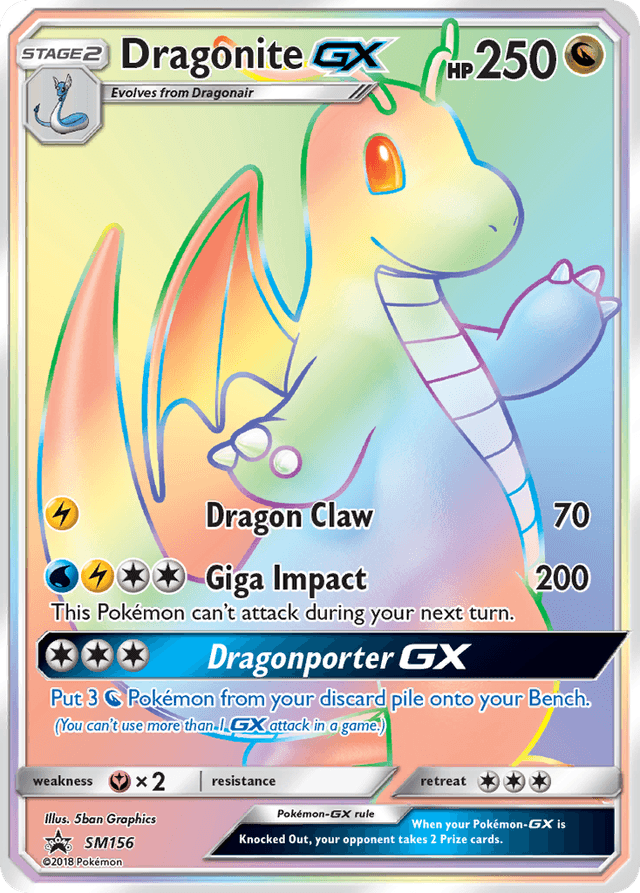 Dragonite-GX SMP-SM156