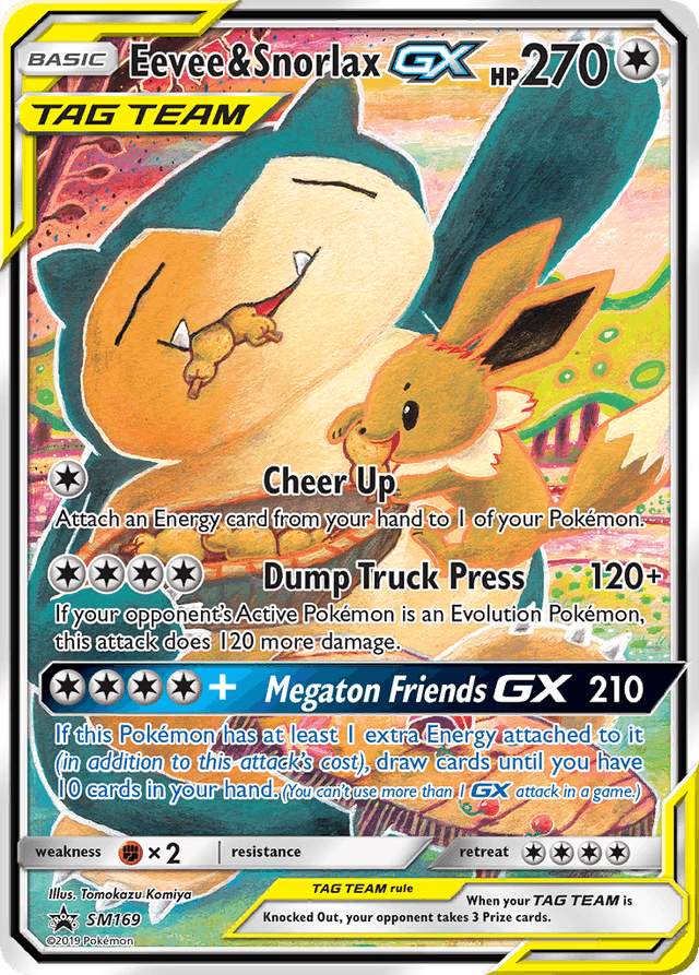 Eevee & Snorlax-GX SMP-SM169