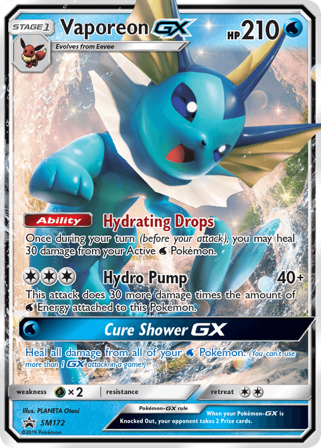 Vaporeon-GX SMP-SM172