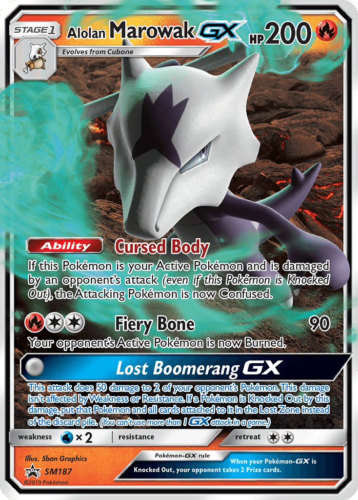 Alolan Marowak-GX SMP-SM187
