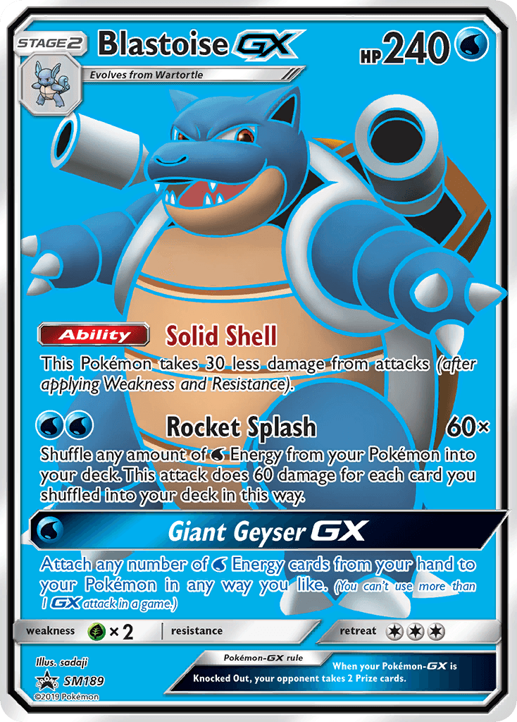 Blastoise-GX SMP-SM189