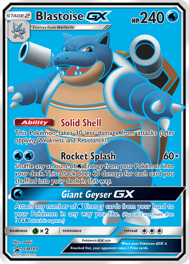Blastoise-GX SMP-SM189