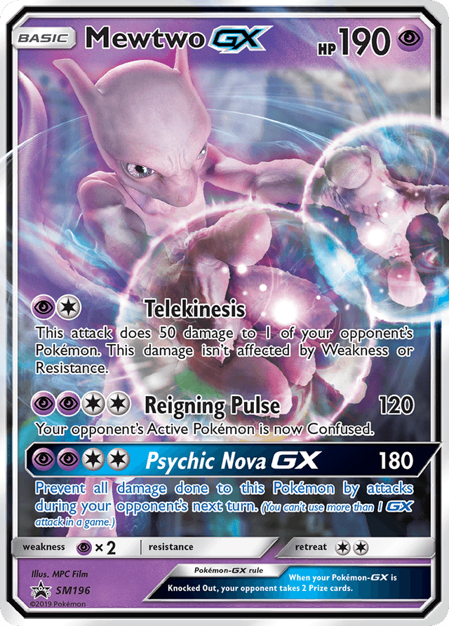 Mewtwo-GX SMP-SM196