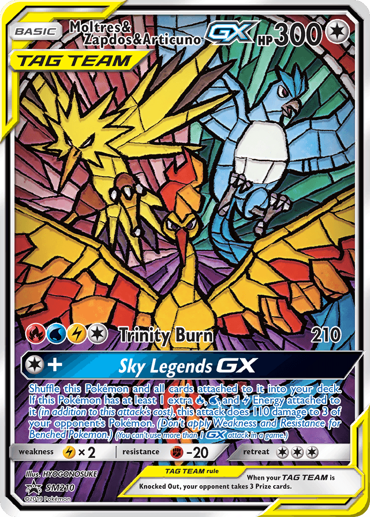 Moltres & Zapdos & Articuno-GX SMP-SM210