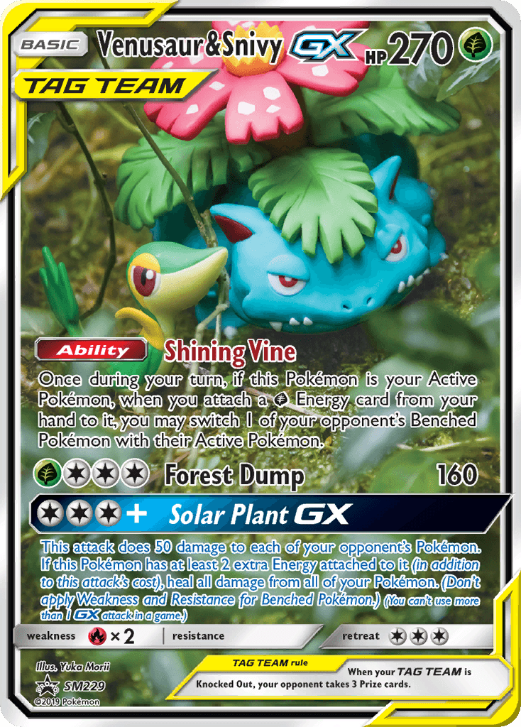 Venusaur & Snivy-GX SMP-SM229