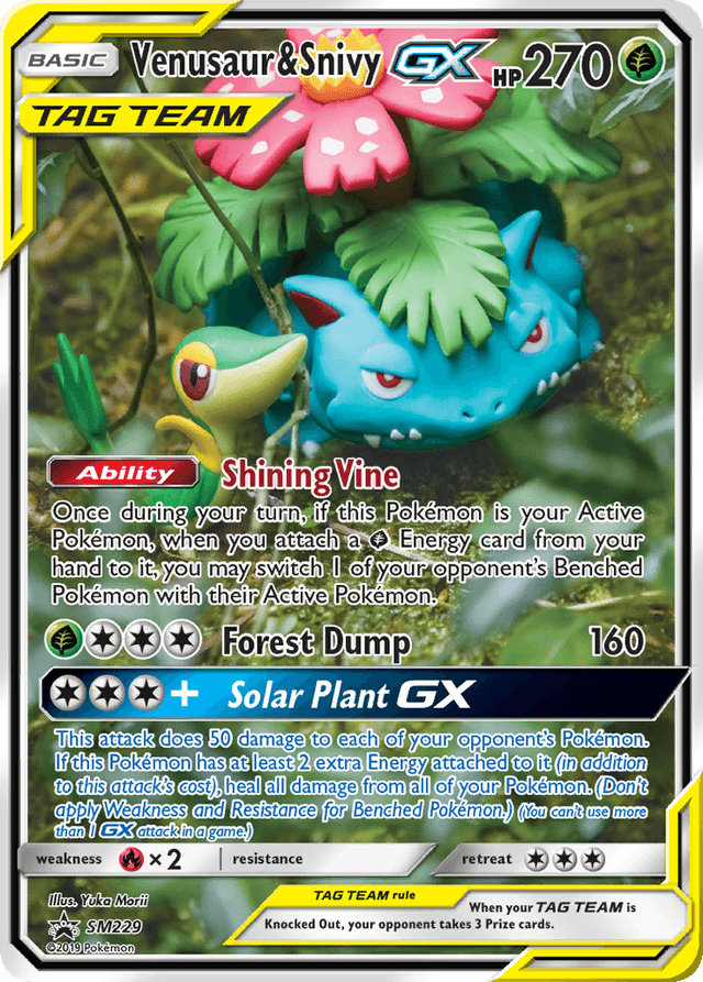 Venusaur & Snivy-GX SMP-SM229