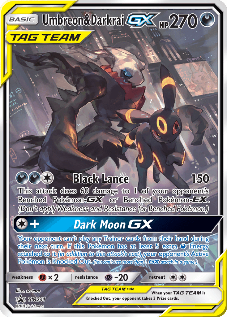 Umbreon & Darkrai-GX SMP-SM241
