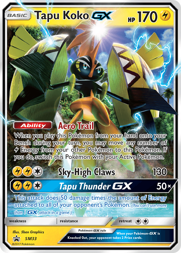Tapu Koko-GX SMP-SM33