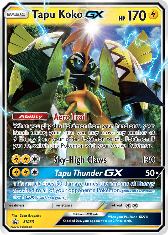 Tapu Koko-GX SMP-SM33