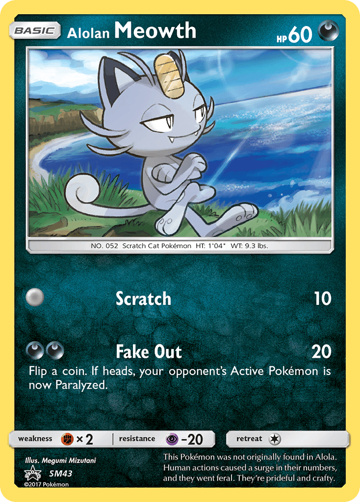 Alolan Meowth SMP-SM43