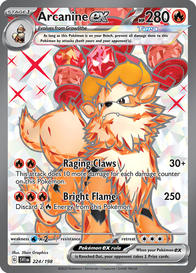 Arcanine ex SV1-224