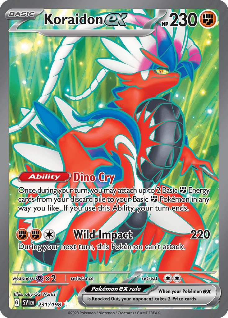 Koraidon ex SV1-231