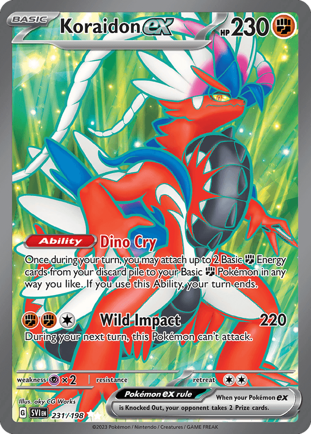 Koraidon ex SV1-231