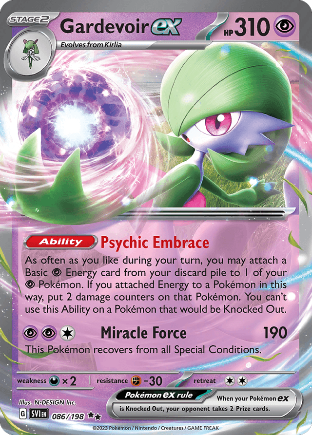 Gardevoir ex SV1-86