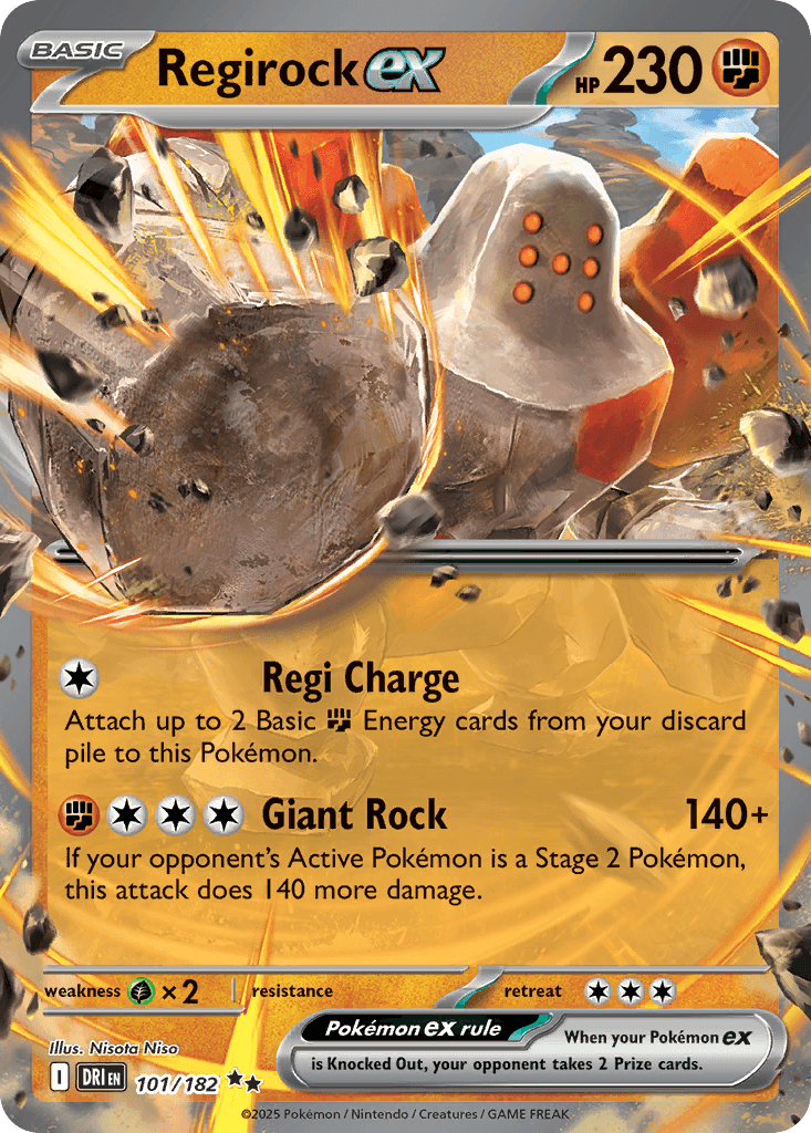 Regirock ex SV10-101
