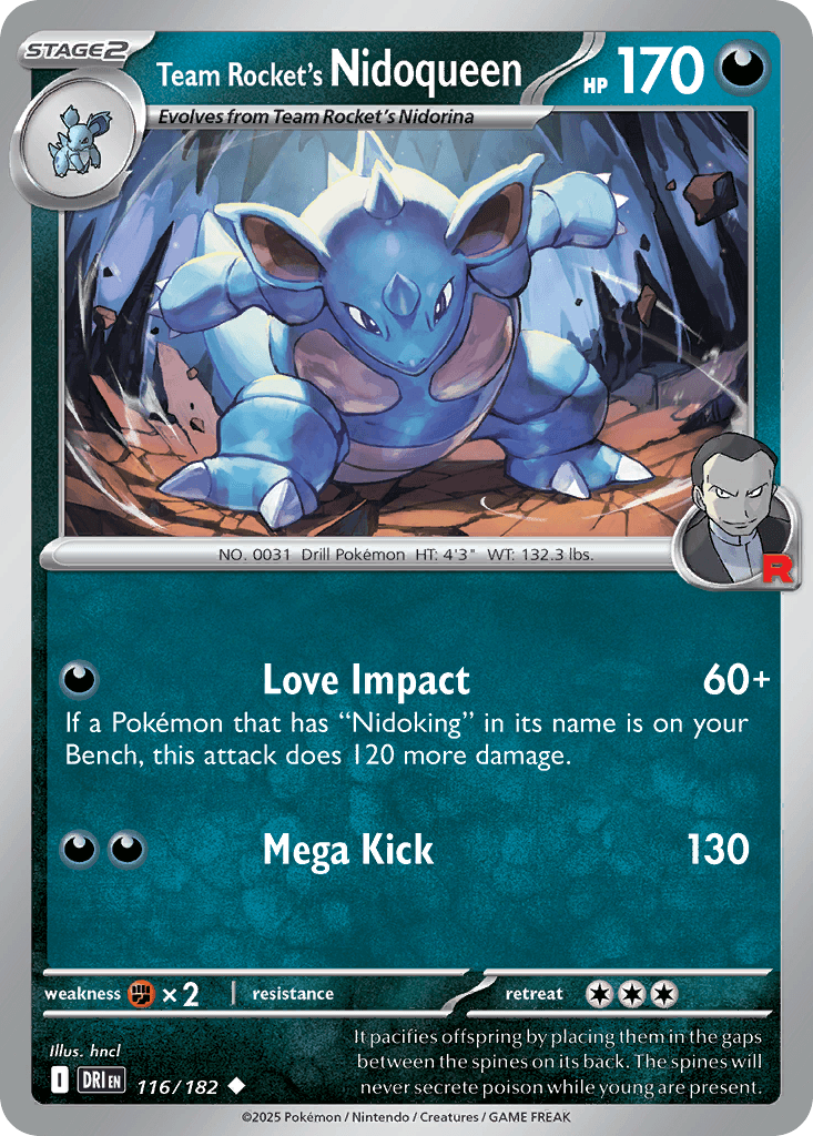Team Rocket's Nidoqueen SV10-116