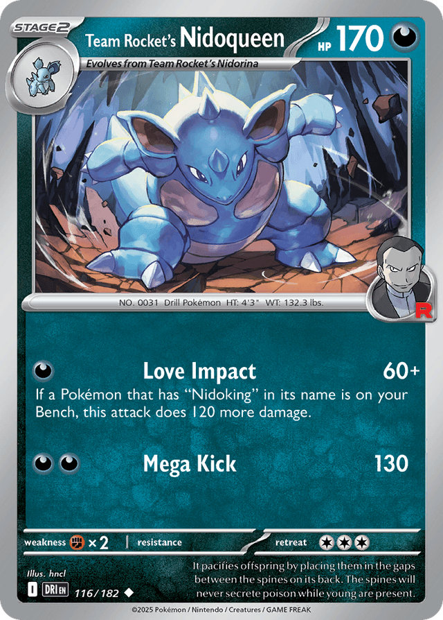 Team Rocket's Nidoqueen SV10-116