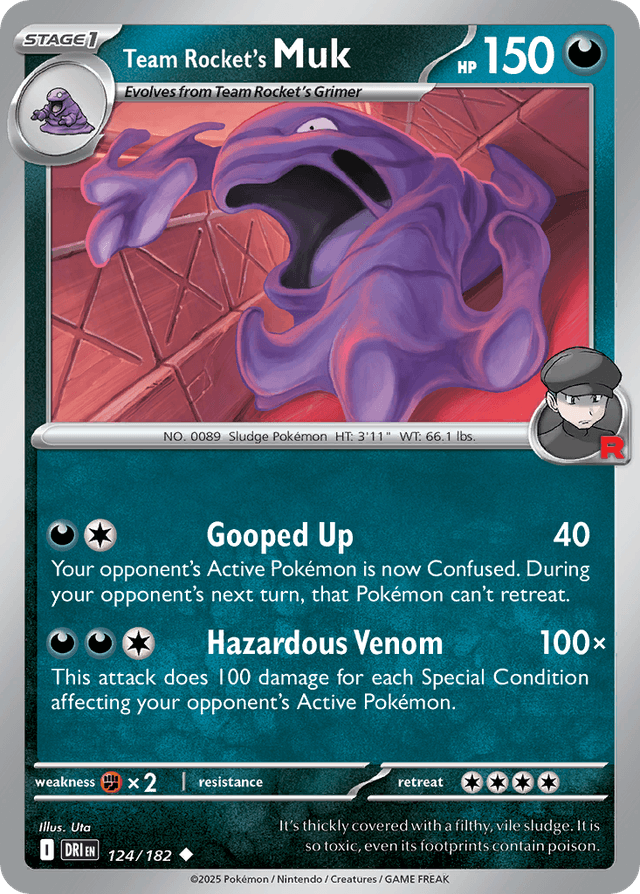Team Rocket's Muk SV10-124