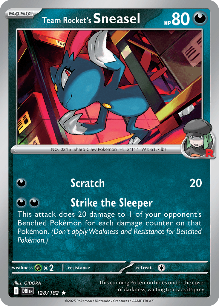 Team Rocket's Sneasel SV10-128