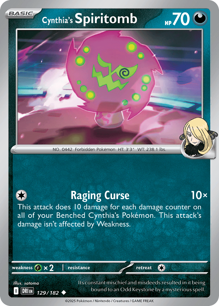 Cynthia's Spiritomb SV10-129