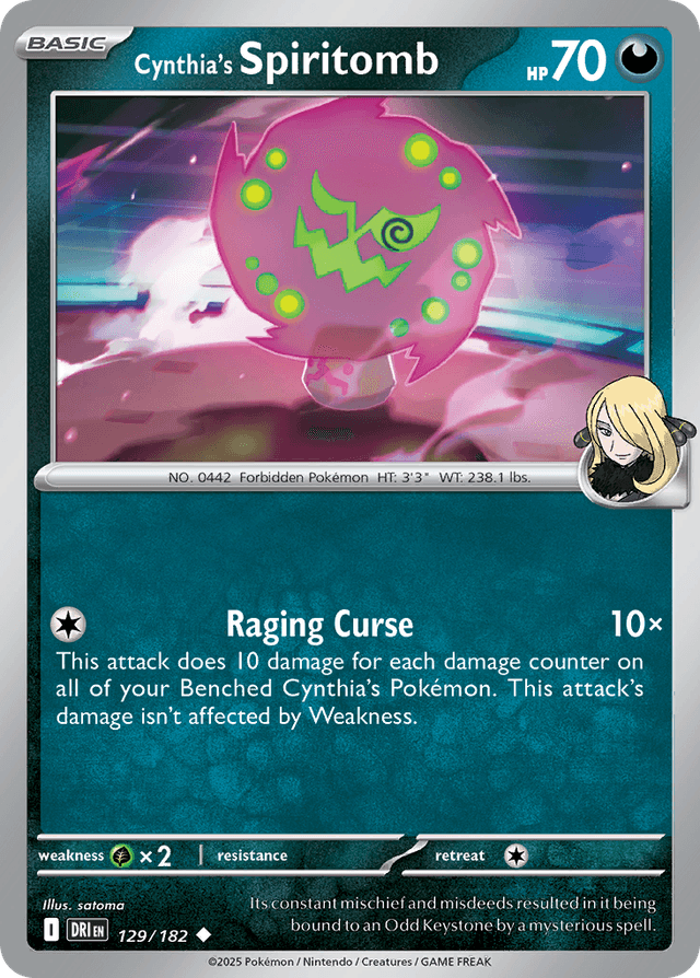 Cynthia's Spiritomb SV10-129